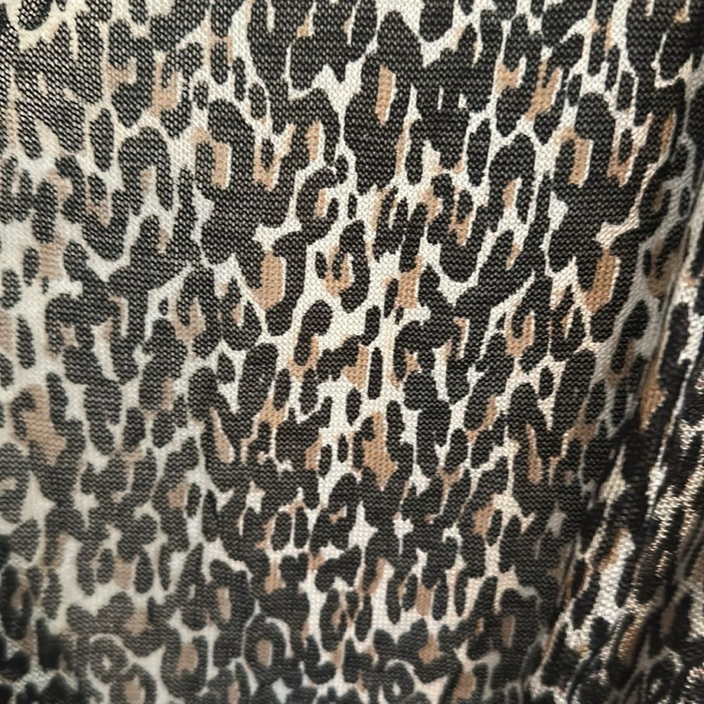 Leopard Print Polyester Knit‎ Infinity Scarf - Picture 3 of 4